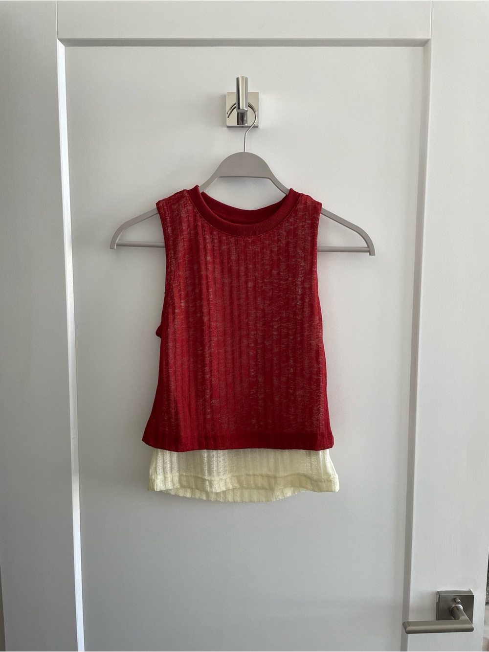 Vrg Grl Jil Top in Burnt Red